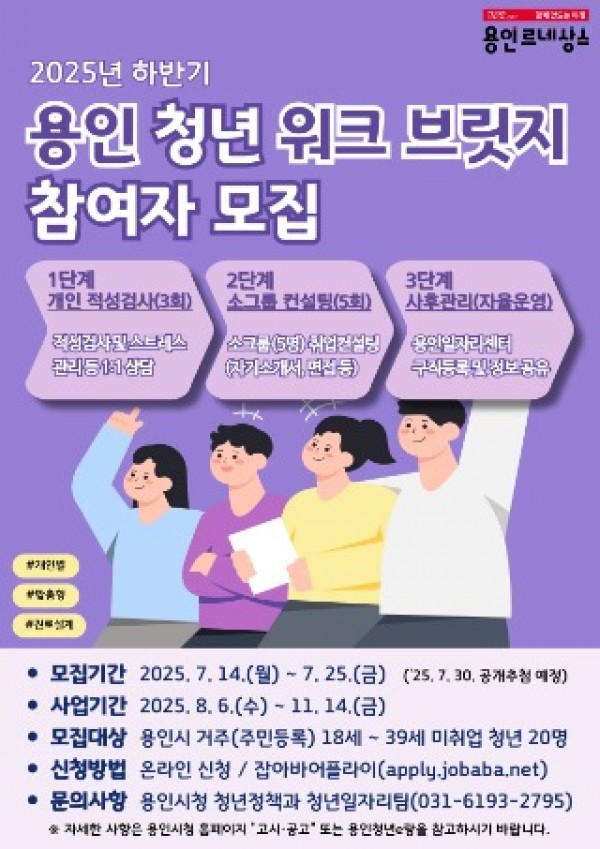 3. 용인특례시 청년 워크 브릿지 참여자 모집 안내 포스터.jpg